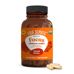 Four Sigmatic Focus bottle with Lion's Mane for sharper focus during work
