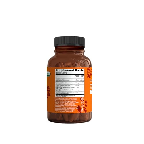 Four Sigmatic Focus capsules close-up showing mushroom-based cognitive support