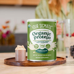 Four Sigmatic no fillers gluten free vegan protein powder without artificial flavors