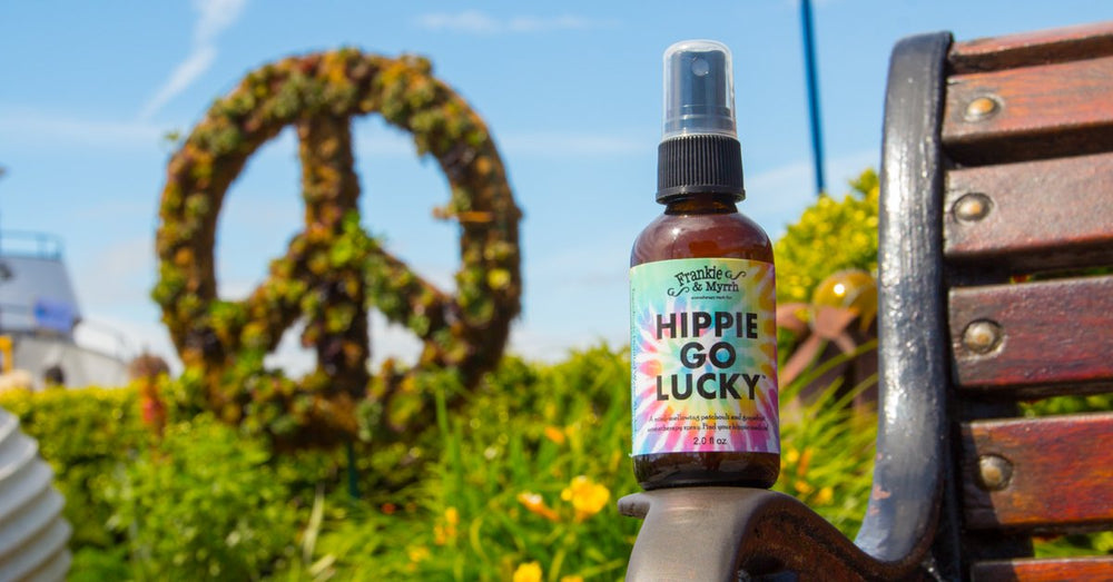 Frankie & Myrrh Hippie Go Lucky grapefruit zest, bright uplifting edge