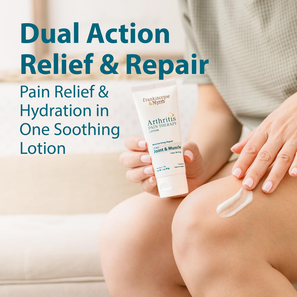 Easy-application oil glide from Frankincense & Myrrh for full-coverage relief.
