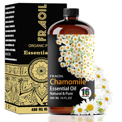 FRAOIL Chamomile Oil bottle 16oz—calming diffuser aroma for home use