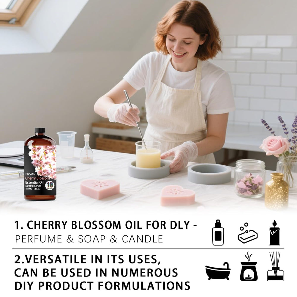 FRAOIL Cherry Blossom Oil ideal for DIY candles and blends.