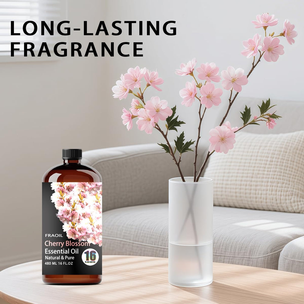 FRAOIL Cherry Blossom Essential Oil used in soap making and DIY beauty projects.