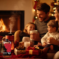 FRAOIL Rose Essential Oil room diffusion for cozy ambiance