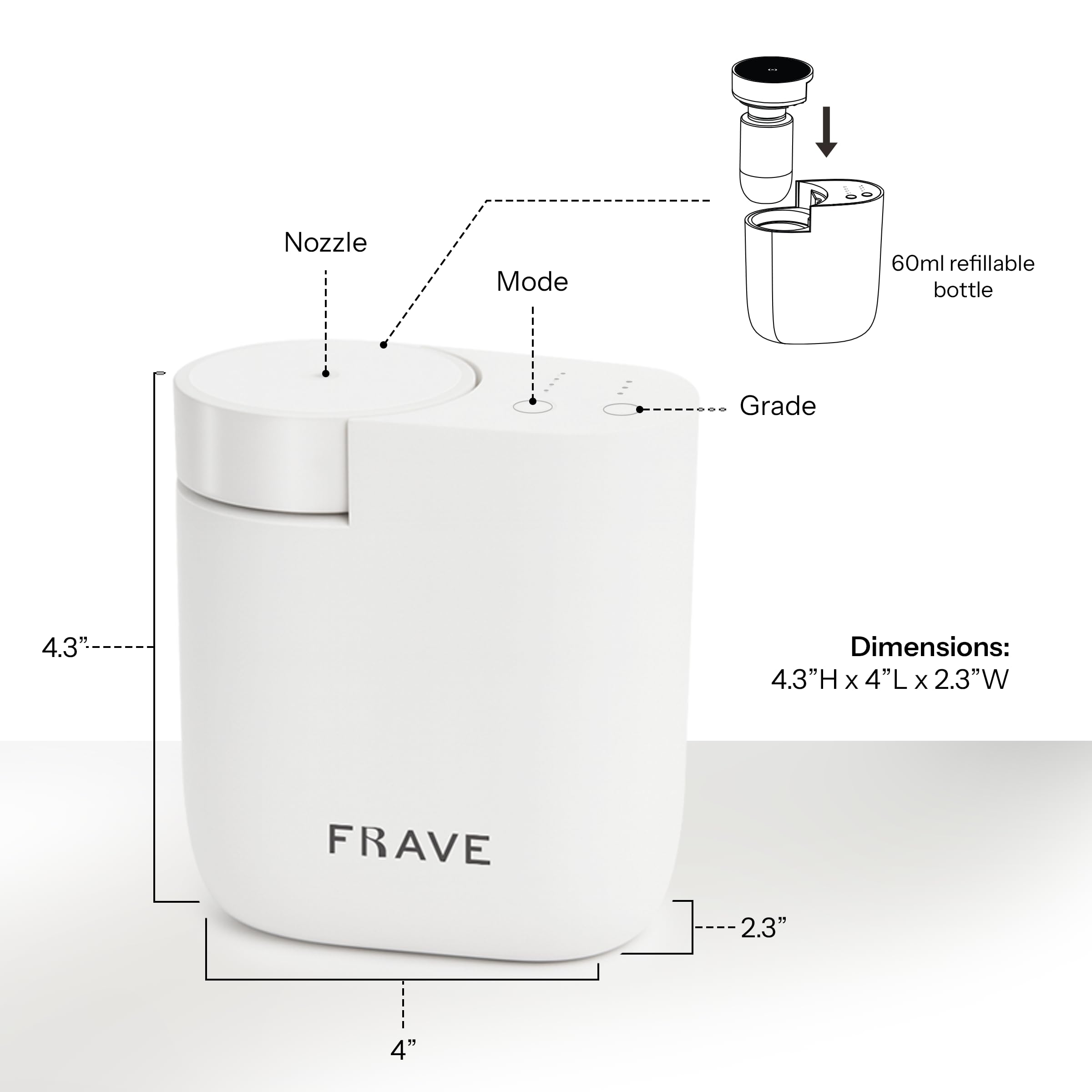 Frave Air Lux Diffuser operates quietly for bedrooms and offices.