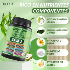 Frcola capsules close-up highlighting high concentration extracts for bioavailability