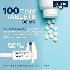 FREEDA Made in USA stamp on bottle, GMP-compliant