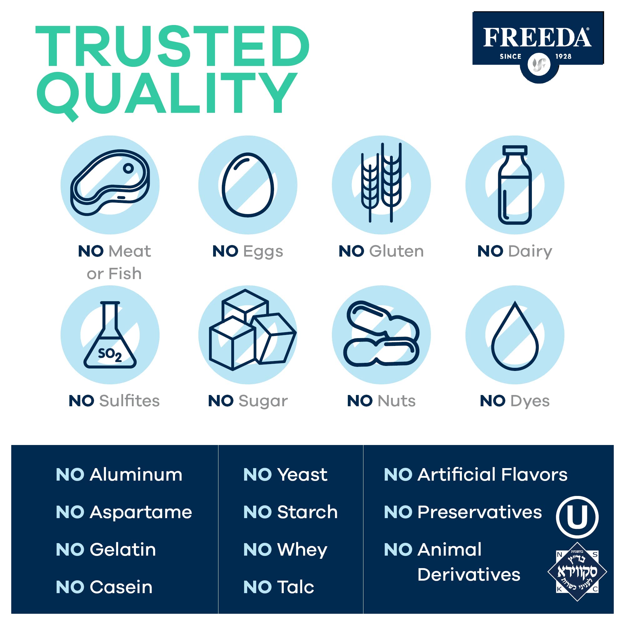 Pouring Freeda magnesium citrate tablets from the bottle into a hand.