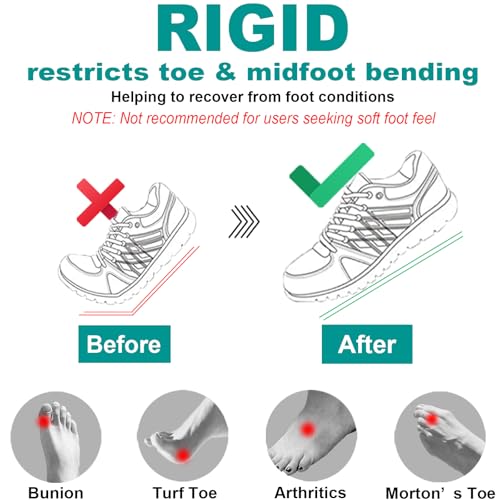 Freeior carbon fiber insole inside shoe showing slim profile