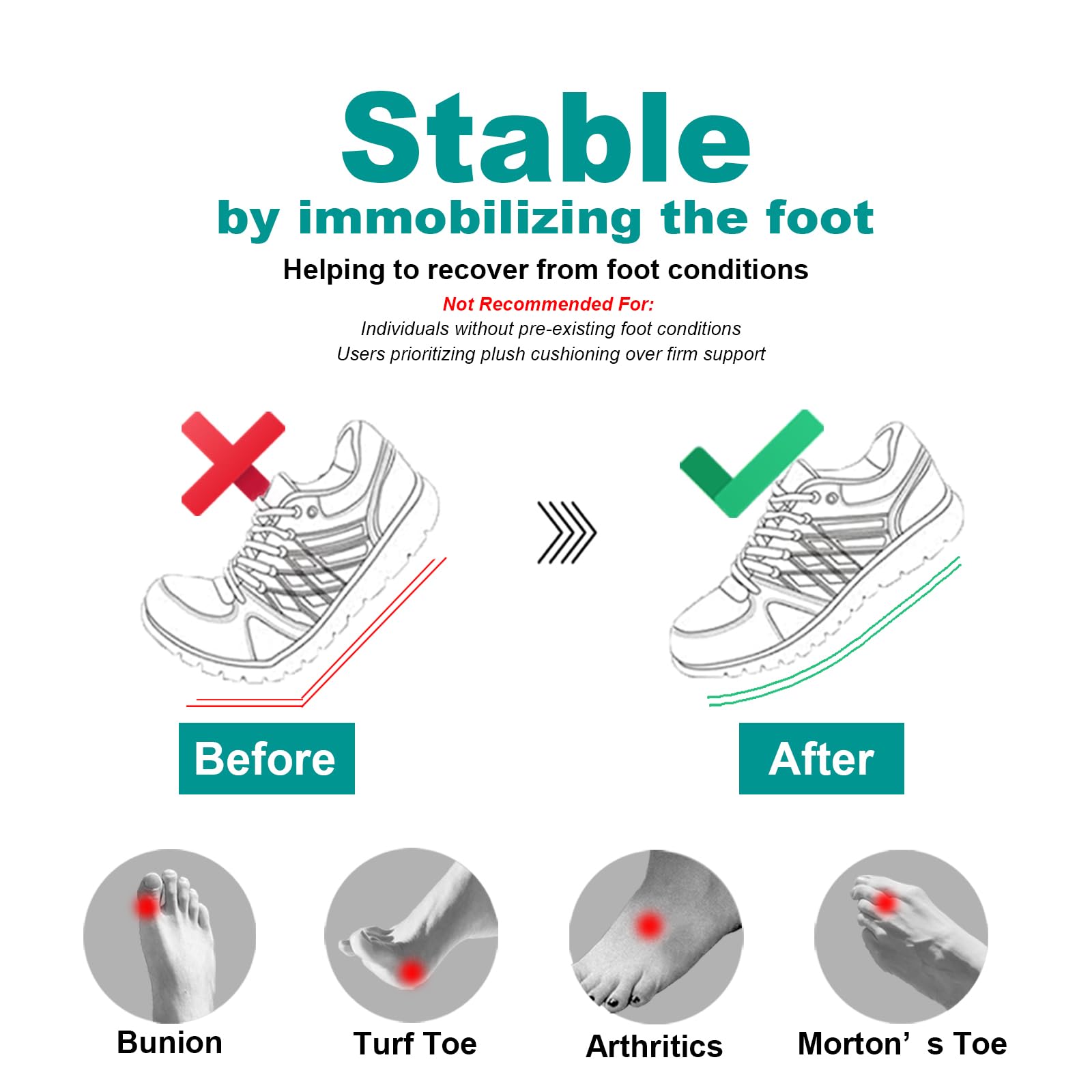 Freeior carbon fiber insole, side profile, lightweight stability during recovery.