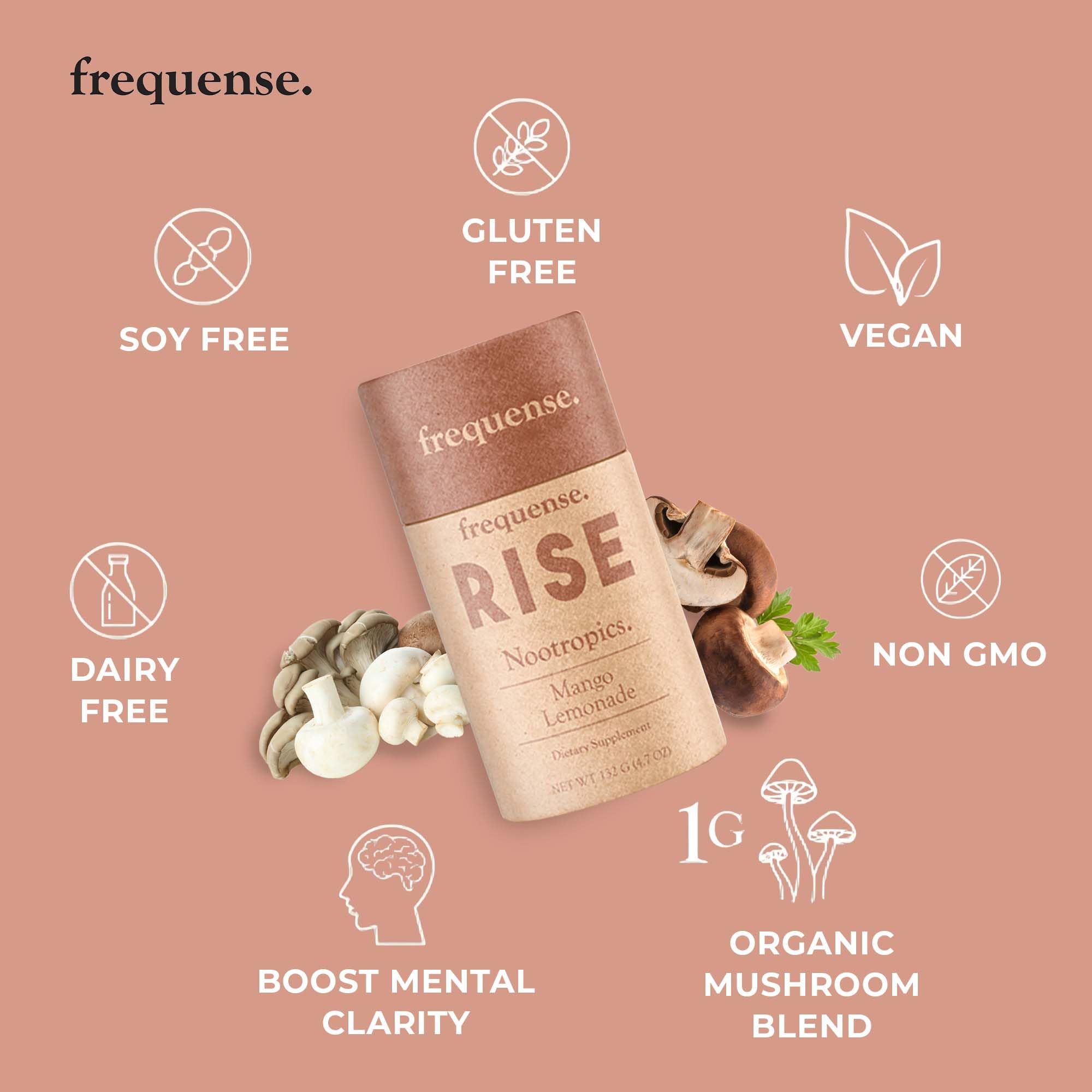 Frequense Rise daily-use scene suggesting creativity and clarity
