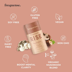 Frequense Rise daily-use scene suggesting creativity and clarity