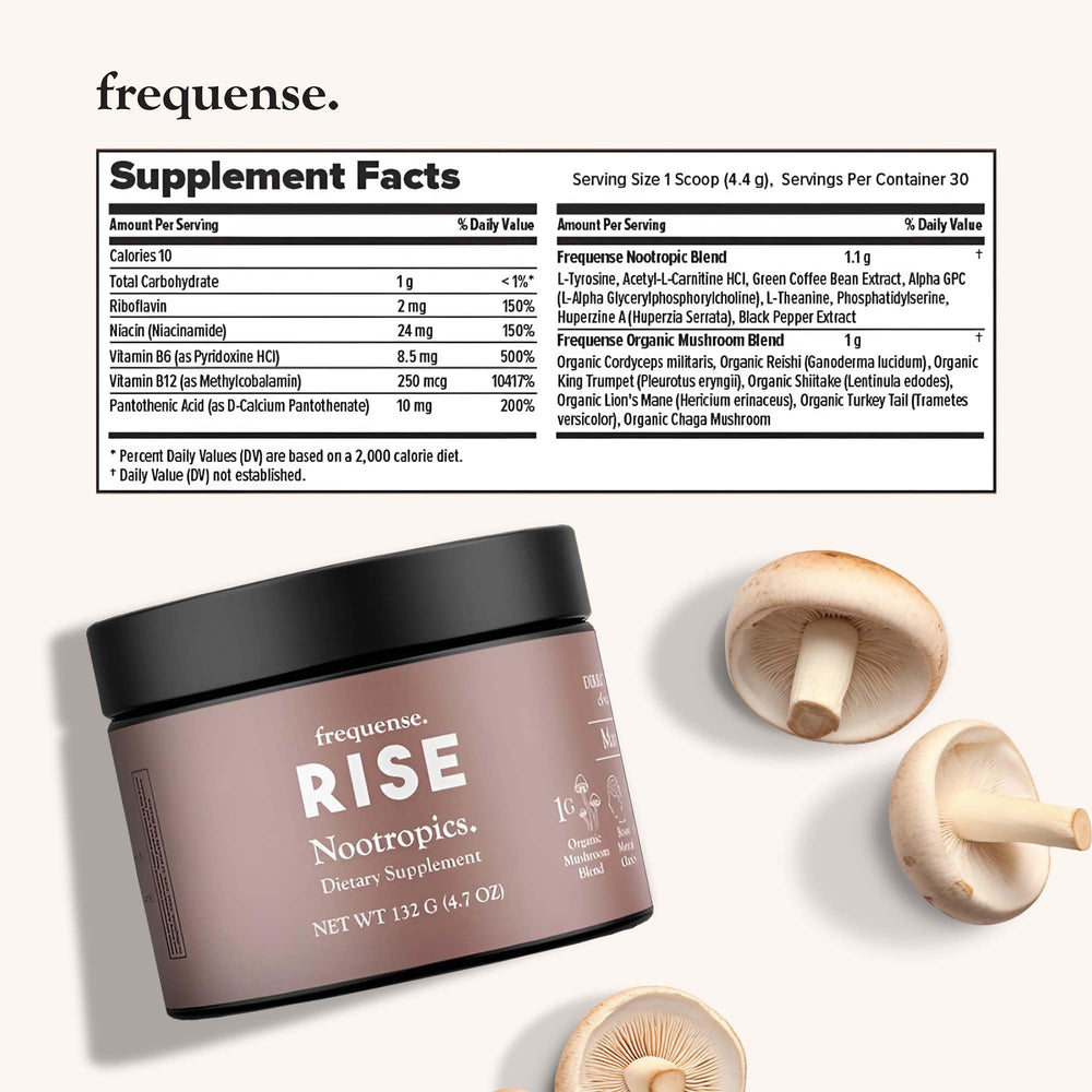 FREQUENSE Rise scoop dispensing powder for steady energy