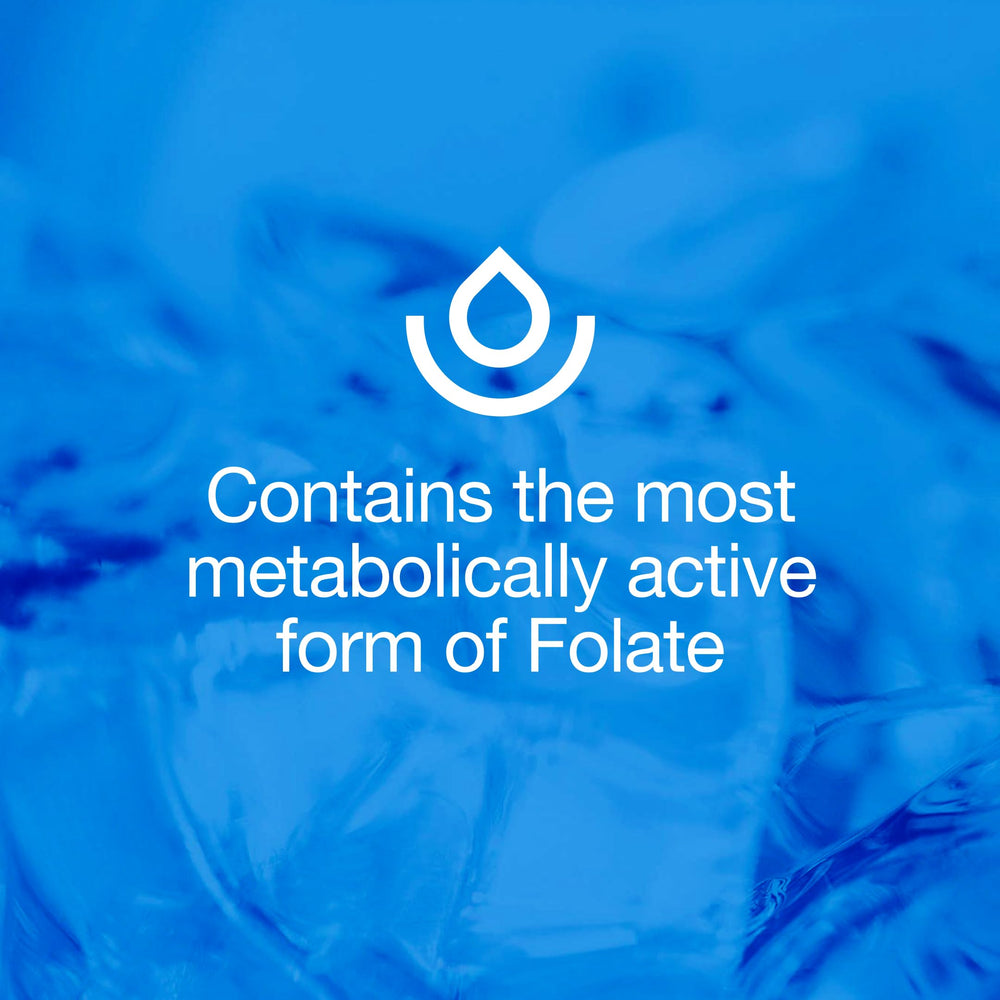 Fresh Nutrition L-Methylfolate packaging box emphasizes vegan, non-GMO features.