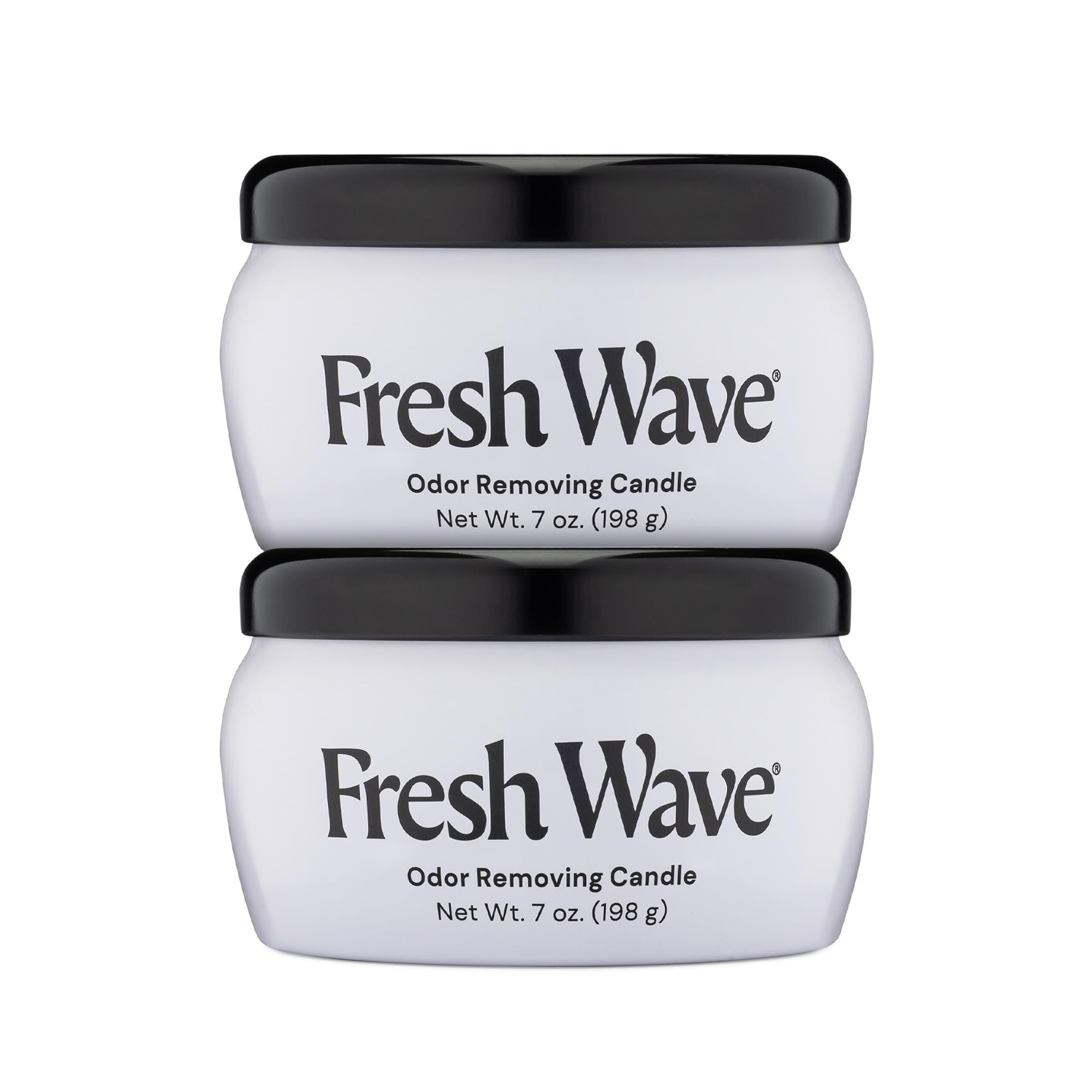Fresh Wave Odor Eliminator Candle 7 oz two-pack for safer, natural odor relief.