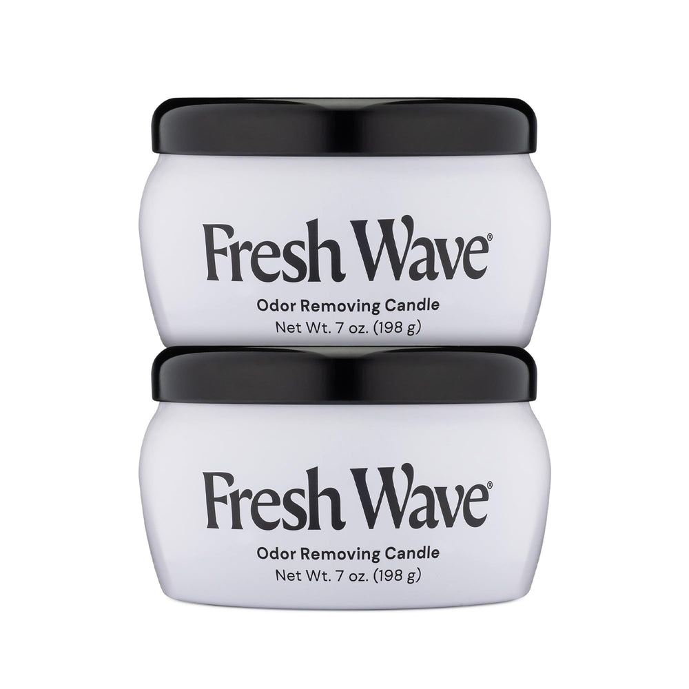 Fresh Wave Odor Eliminator Candle 7 oz two-pack for safer, natural odor relief.