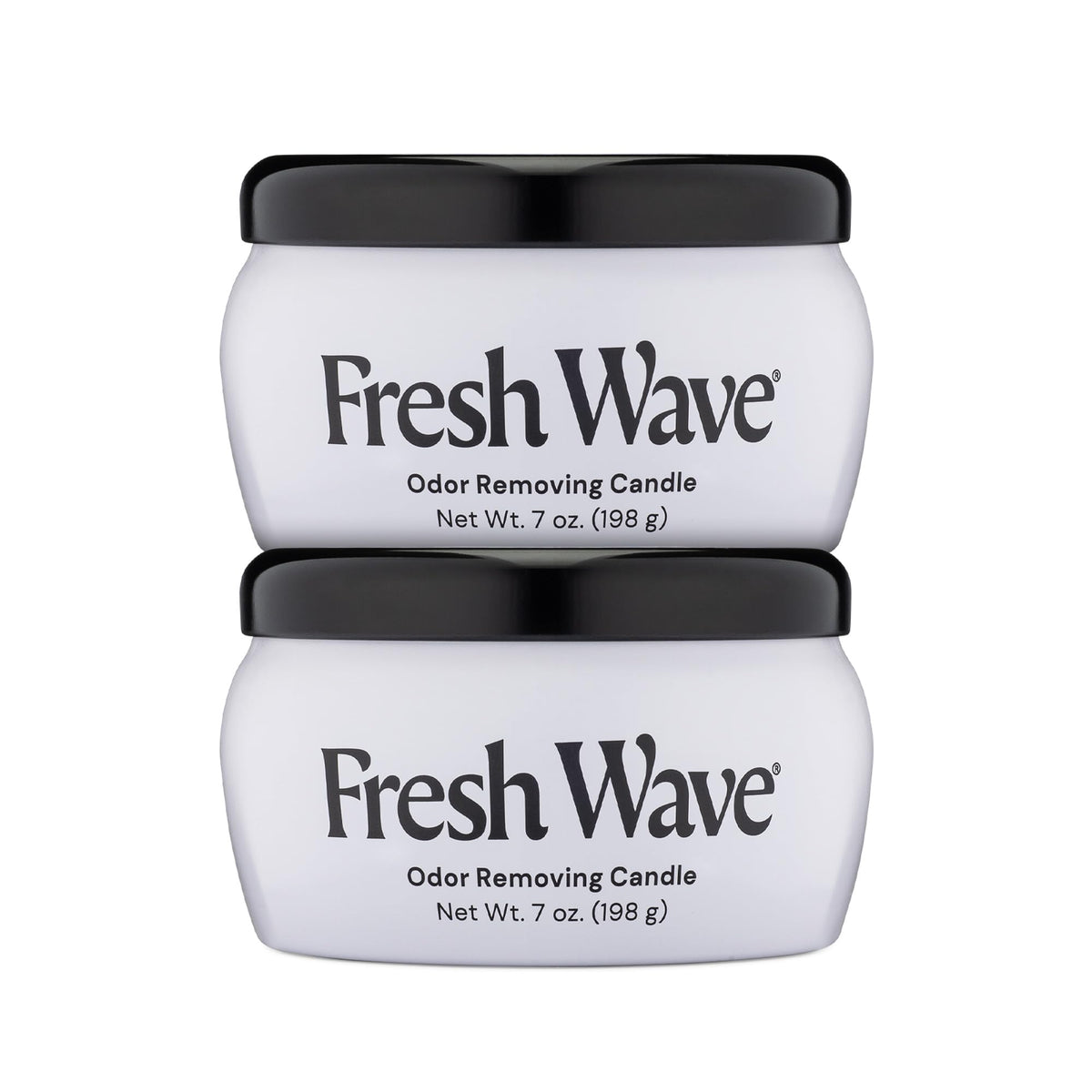 Fresh Wave Odor Eliminator Candle 7 oz two-pack for safer, natural odor relief.
