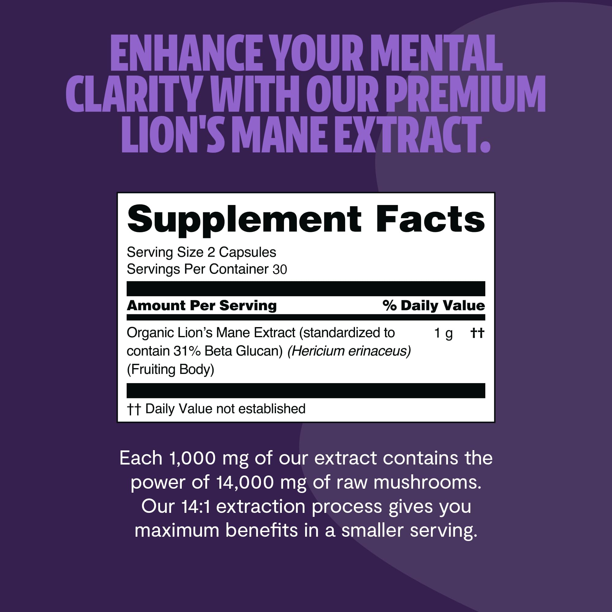 FreshCap Lions Mane bottle beside a notebook, ideal for study focus.