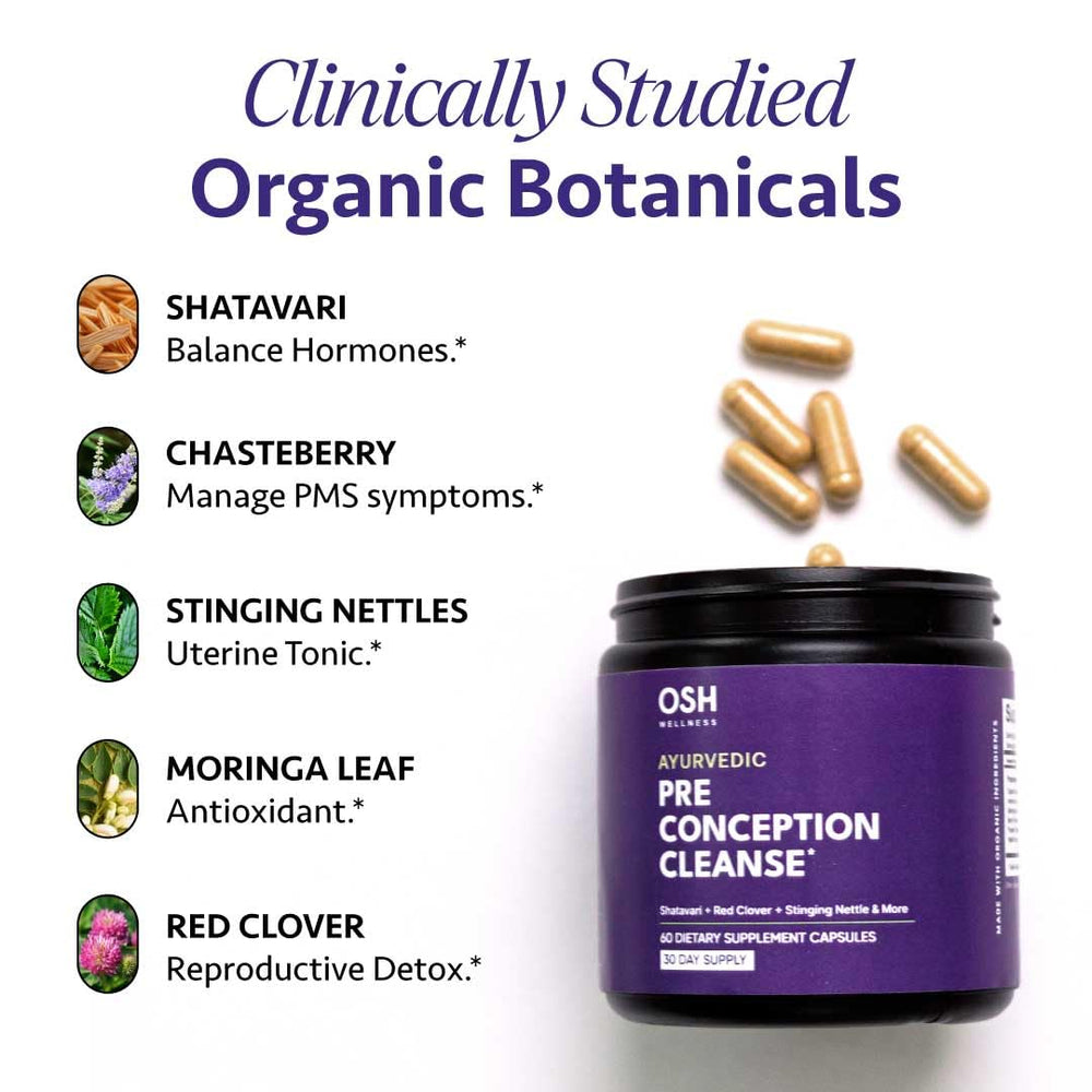 Freshly Moms red clover emphasizes gentle support for cycle regularity.
