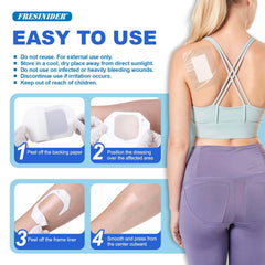 FRESINIDER breathable film dressing demonstrates comfortable fit