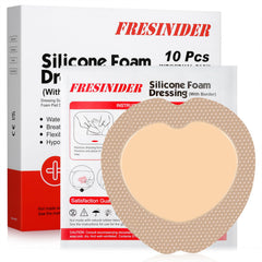 FRESINIDER sacral foam dressing 7x7, high absorbency for exudate management