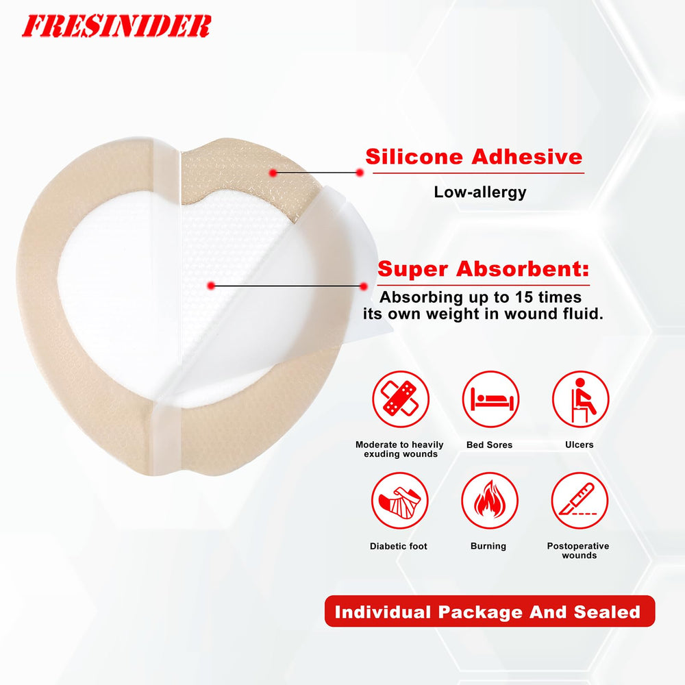 FRESINIDER waterproof barrier with breathable film protects wounds