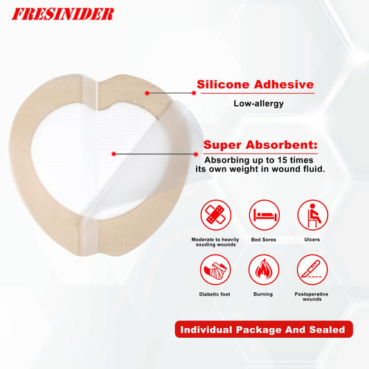 FRESINIDER waterproof barrier with breathable film protects wounds