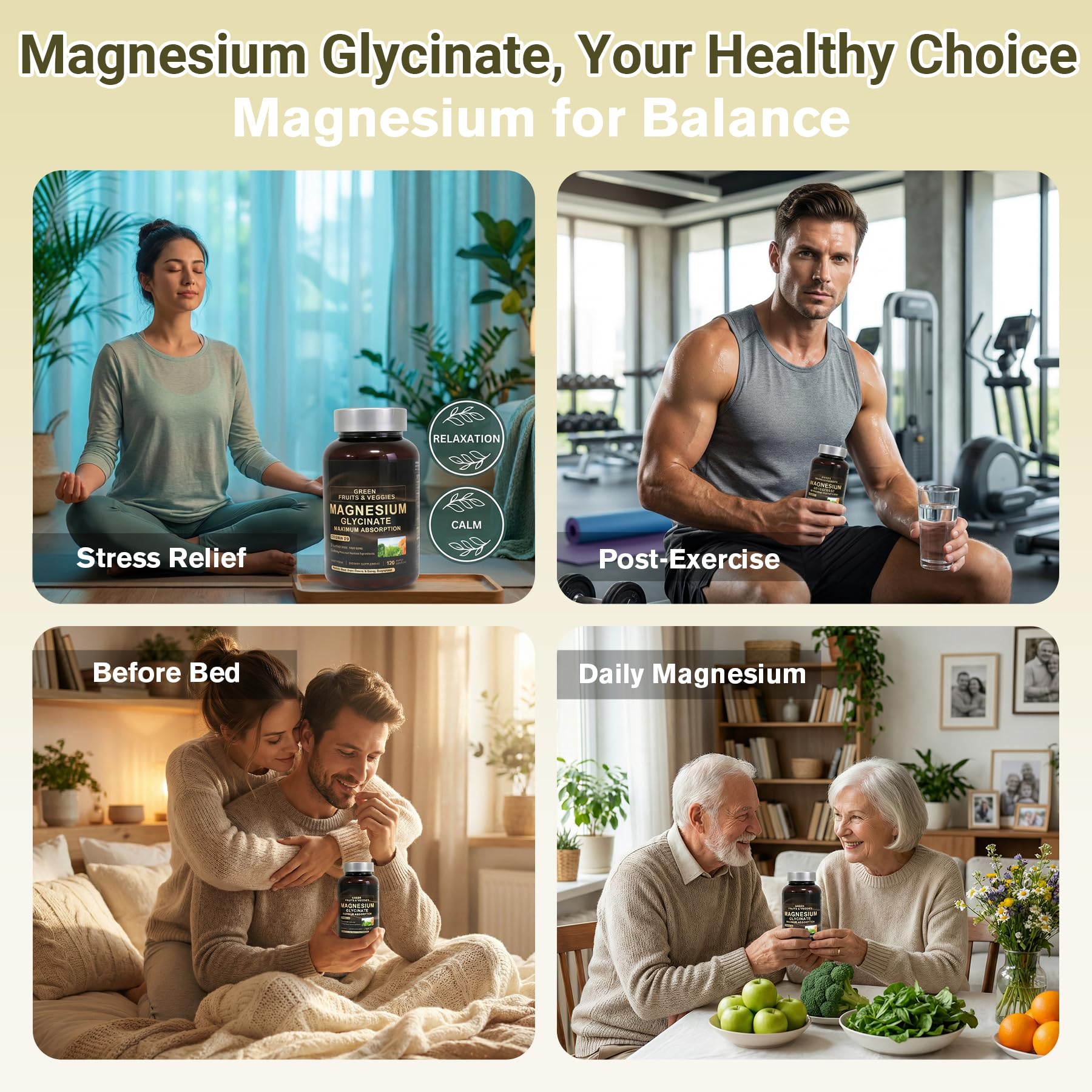 Active adult using FrexNutri magnesium as part of daily wellness routine.