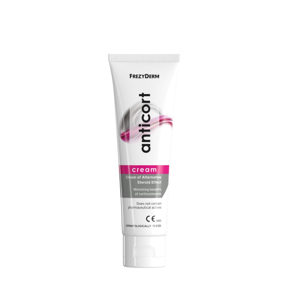 Frezyderm Anticort Cream tube 50ml for convenient skin relief.
