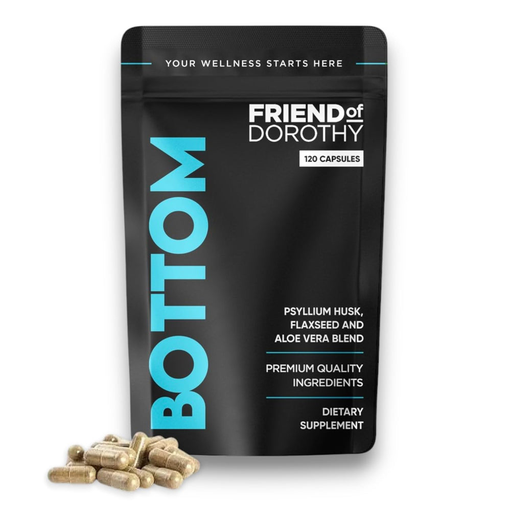 Friend of Dorothy Bottom bottle with fiber for digestive regularity