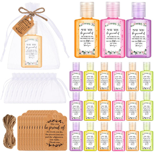 Frienda 24-set thank-you mini hand sanitizers bulk gift for guests