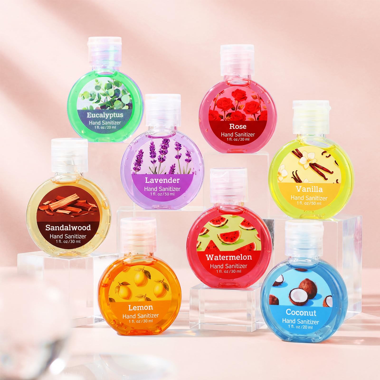 Frienda cherry scented hand sanitizer bottle with flip cap for family care