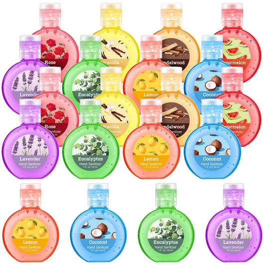Frienda rose scented hand sanitizer bottle with flip cap for travel hygiene