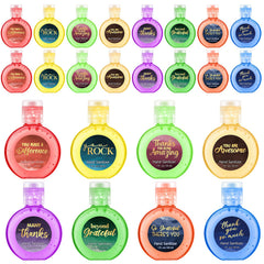 Frienda 24-pack hand sanitizer bottles in colorful assortment for on-the-go hygiene