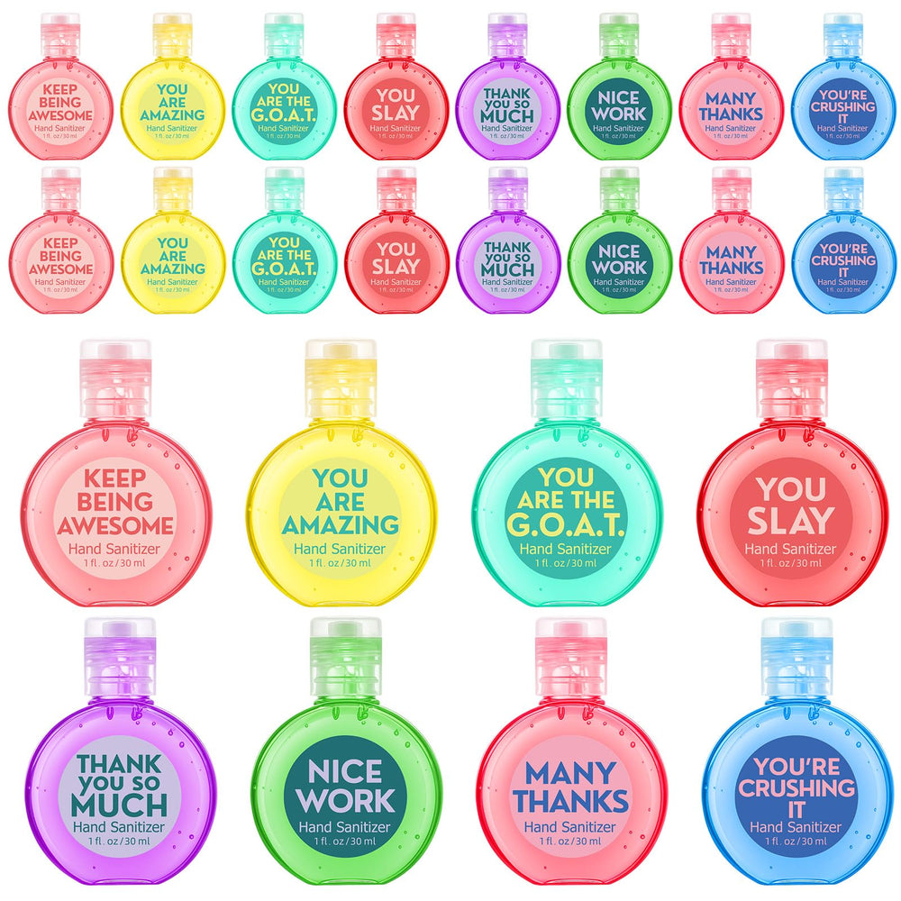 Frienda 24-pack gift set of hand sanitizers for daily hygiene.