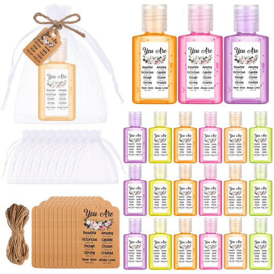 Frienda 24-set Christian hand sanitizers bulk bottles for events and gifts