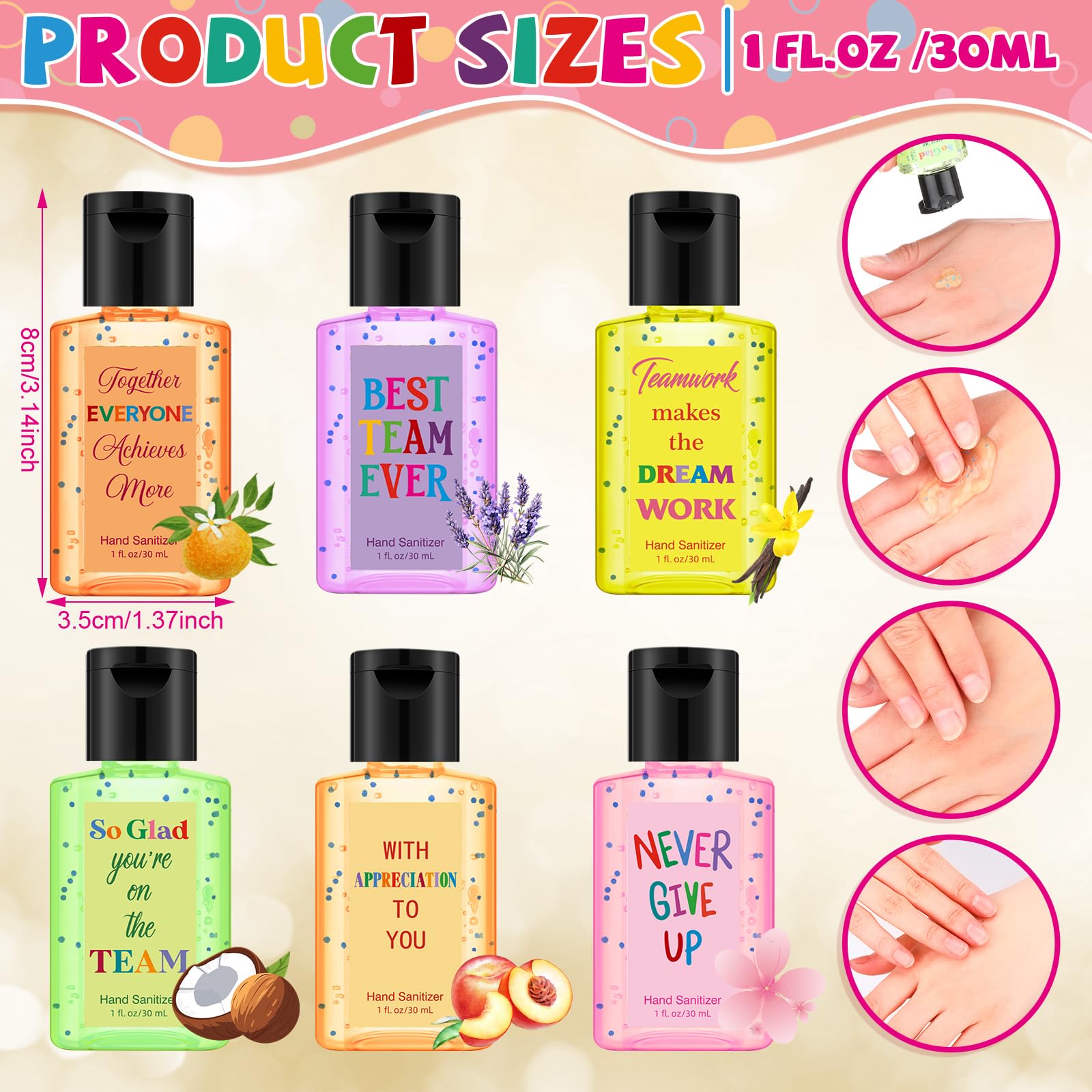 Frienda six-styles scented sanitizer offers varied aromas for offices