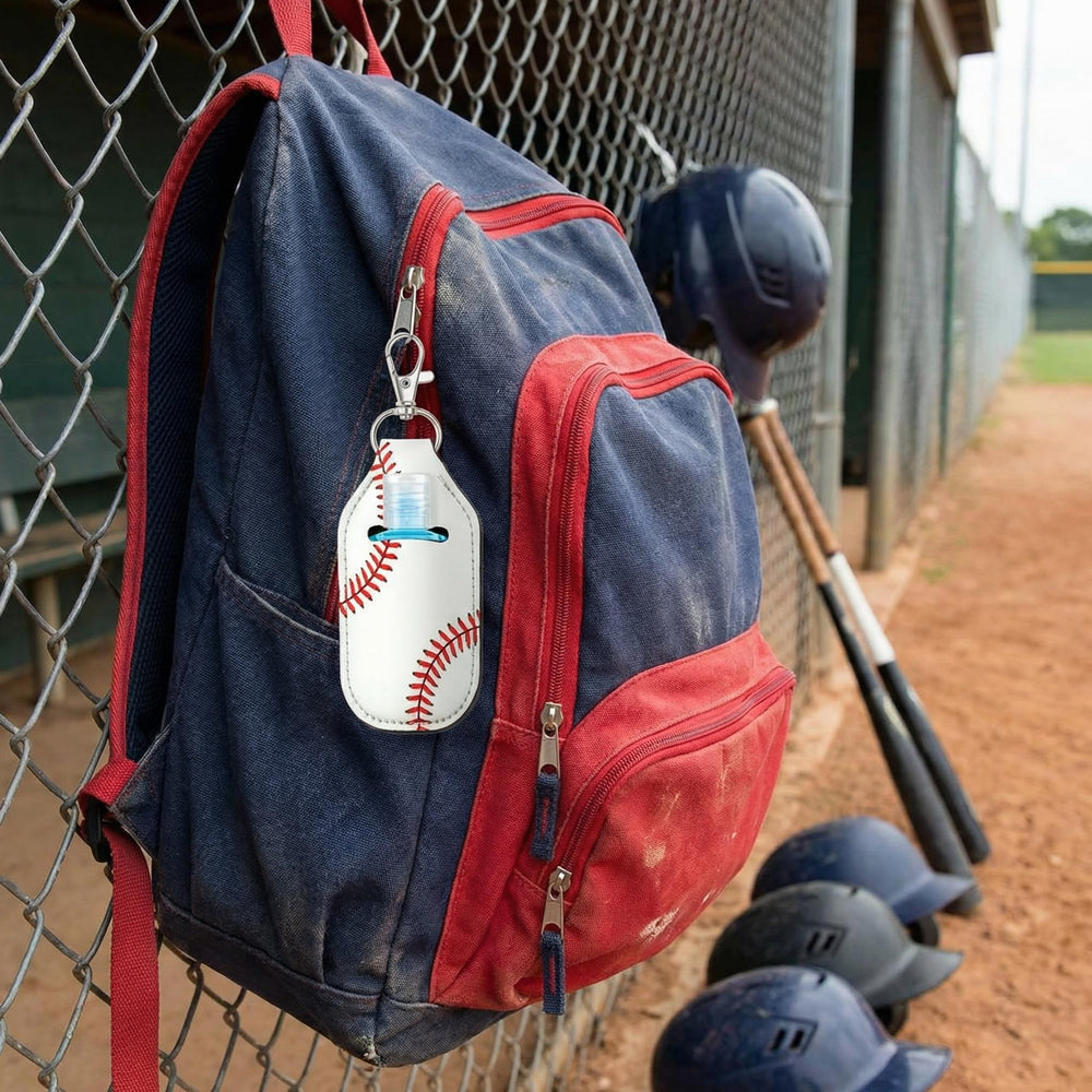 Frienda baseball sanitizer packaging view, ready for game day sharing.