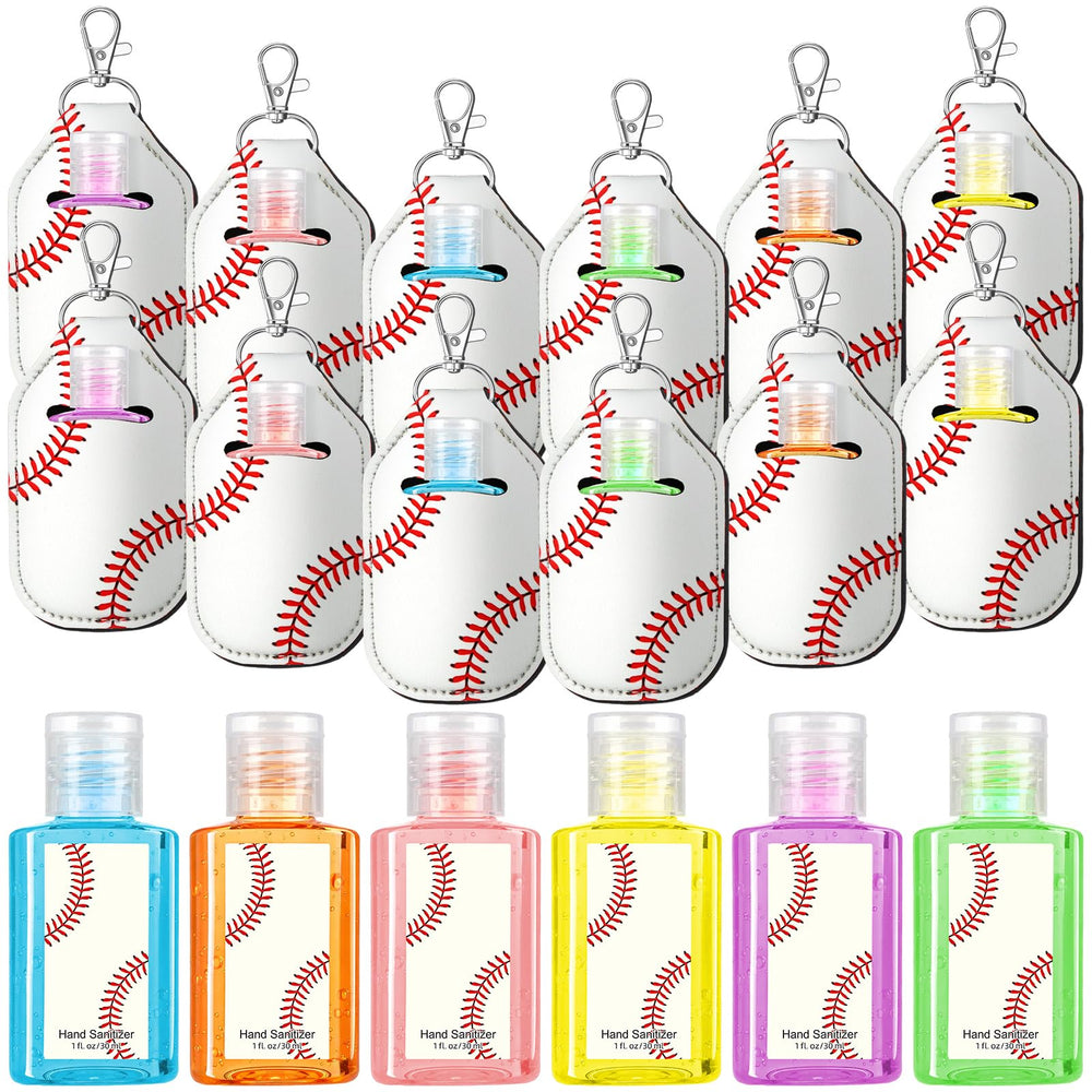 Frienda baseball sanitizer set closeup, compact bottles for on-the-go cleaning.