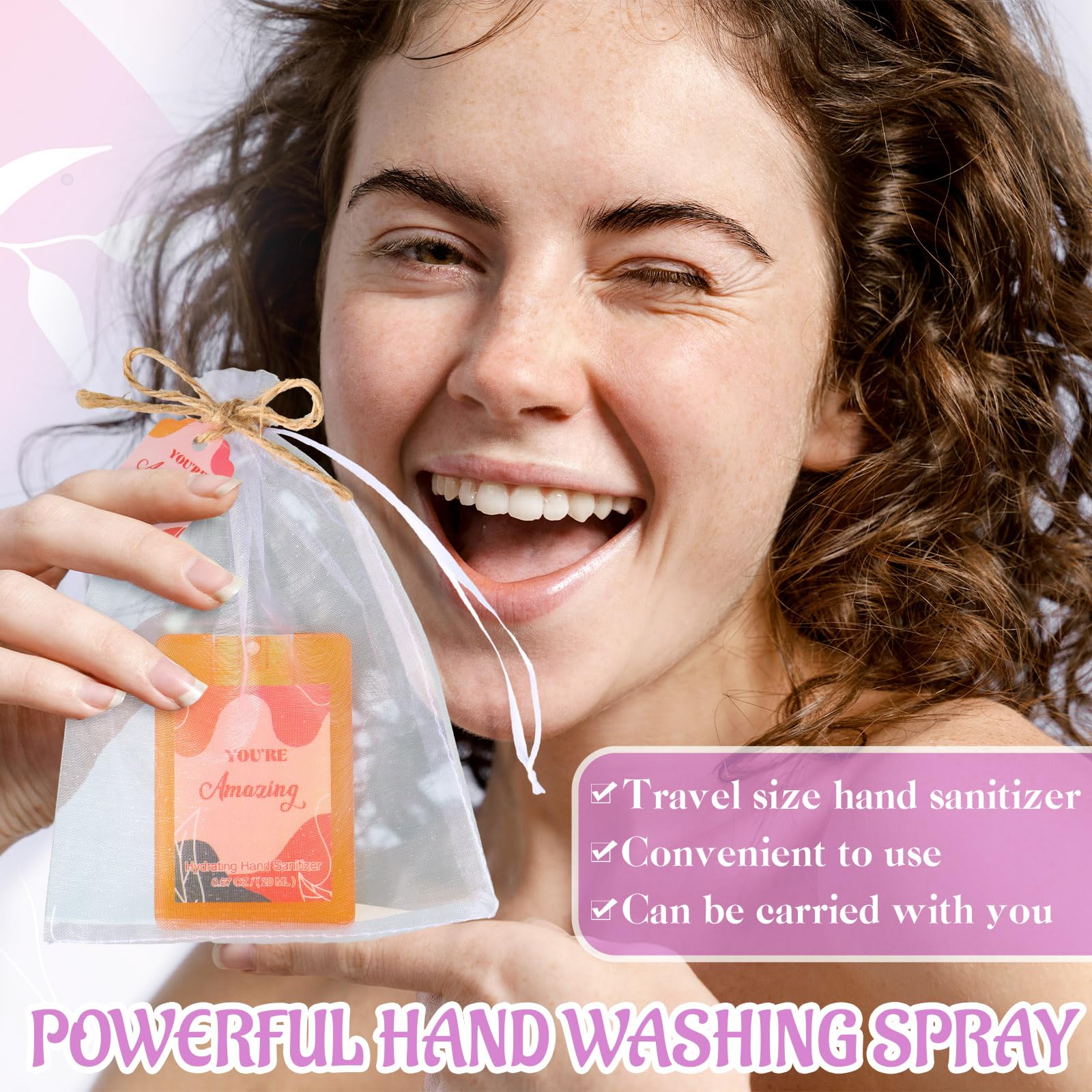 Frienda berry-scent sanitizer spray for daily hygiene