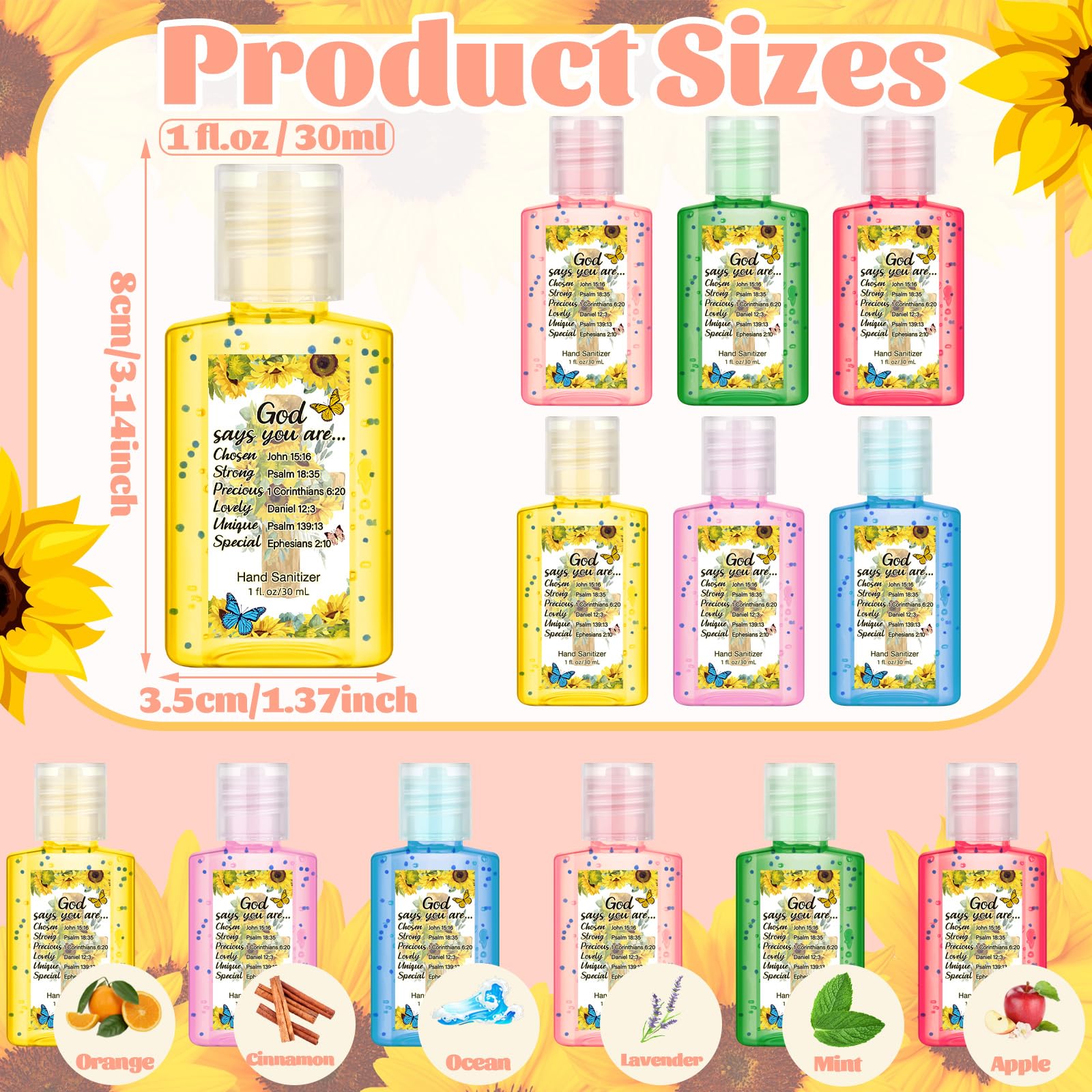 Frienda Bible-themed sunflower artwork adds elegant design for gifts