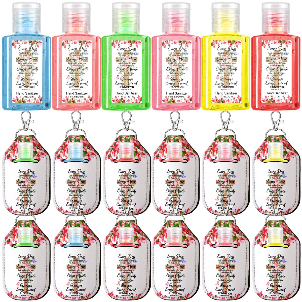 Frienda cross sanitizer bottle with decorative cross design for on-the-go hygiene.
