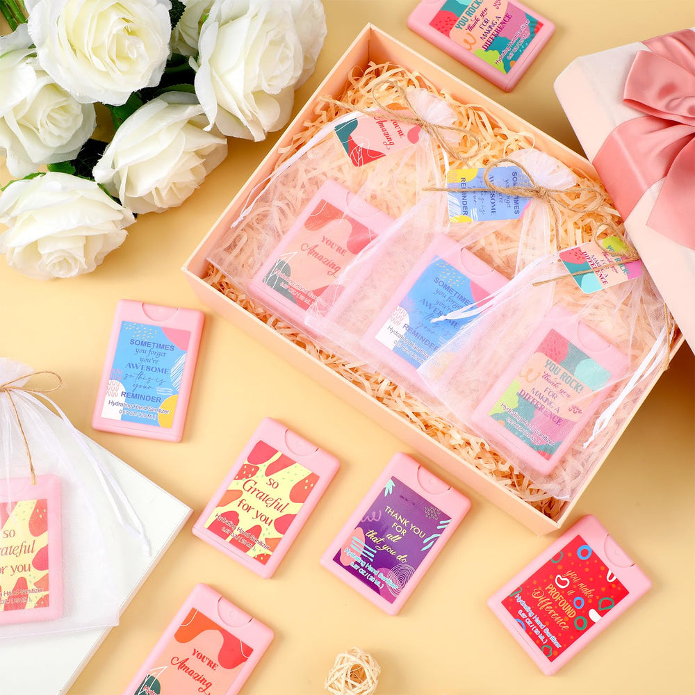 Frienda fruit-scented sanitizers in watermelon, peach, and berry
