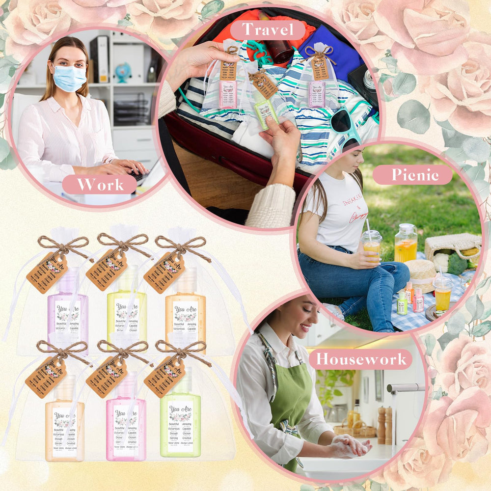Frienda gift-ready packaging with organza bags and verse cards