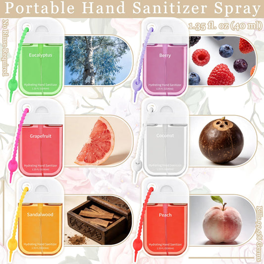 Frienda berry scent hand sanitizer spray for on-the-go freshness.