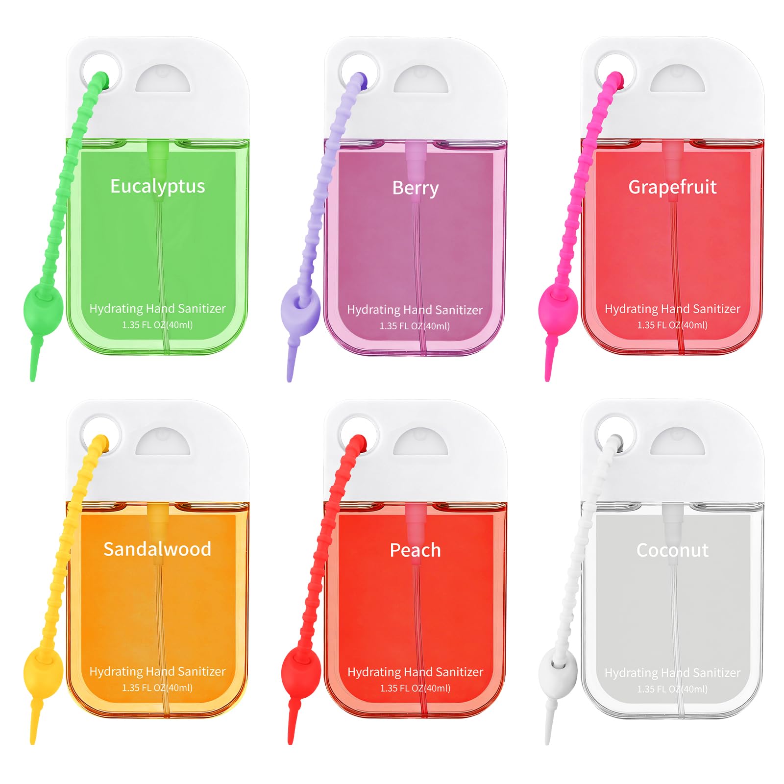 Frienda detachable-lanyard hand sanitizer spray for attachable convenience.