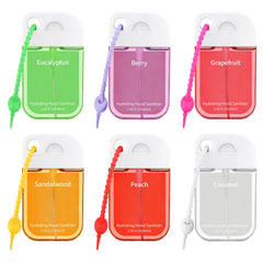 Frienda detachable-lanyard hand sanitizer spray for attachable convenience.