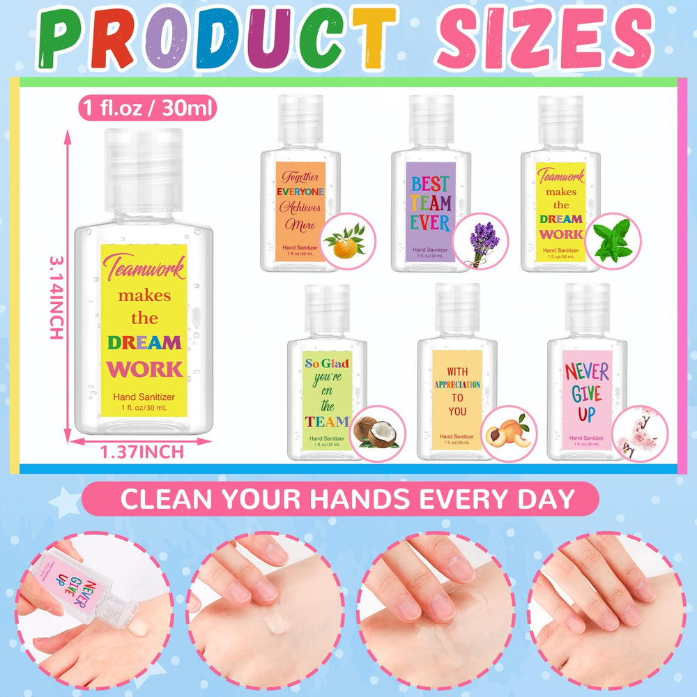 Frienda mini bulk hand sanitizers with inspirational stickers for gifting