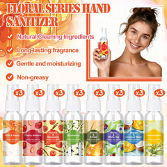 Compact travel friendly sprays fit in bags desks and cars.